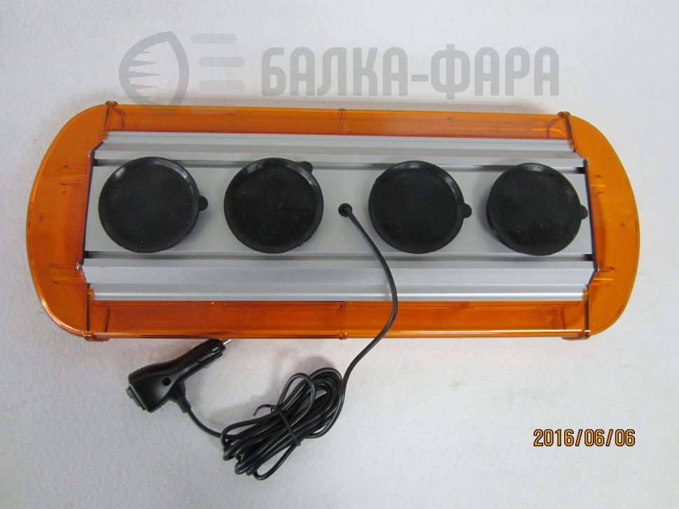Балка проблесковая 100W желтая  12-24V