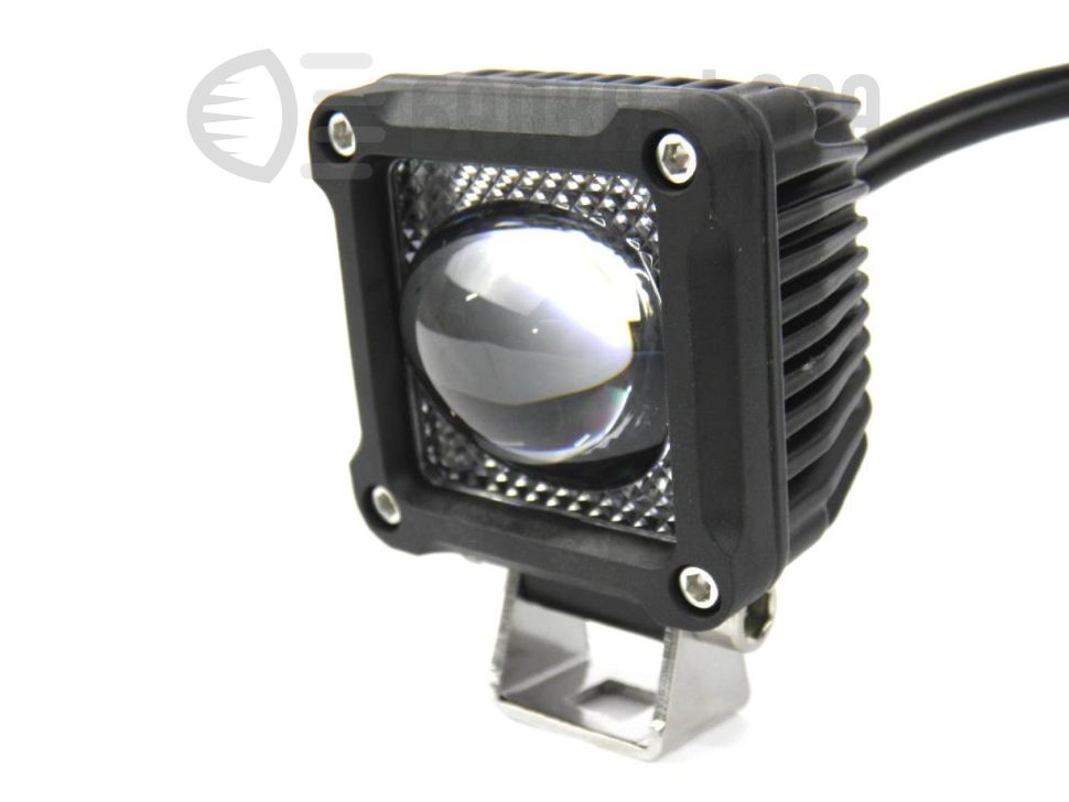 Фара светодиодная с СТГ, желтый ДХО 2007W F